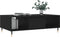 vidaXL - Salontafel - 104x60x35 - cm - bewerkt - hout - zwart