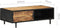vidaXL - Salontafel - 105x50x35 - cm - ruw - mangohout