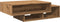 vidaXL - Salontafel - 105x55x32 - cm - bewerkt - hout - artisanaal - eikenkleurig