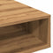 vidaXL - Salontafel - 105x55x32 - cm - bewerkt - hout - artisanaal - eikenkleurig