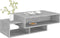 vidaXL - Salontafel - 105x55x32 - cm - bewerkt - hout - betongrijs