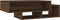 vidaXL - Salontafel - 105x55x32 - cm - bewerkt - hout - bruin - eikenkleur