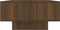vidaXL - Salontafel - 105x55x32 - cm - bewerkt - hout - bruin - eikenkleur
