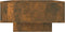 vidaXL - Salontafel - 105x55x32 - cm - bewerkt - hout - gerookt - eikenkleurig