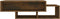 vidaXL - Salontafel - 105x55x32 - cm - bewerkt - hout - gerookt - eikenkleurig