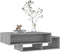 vidaXL - Salontafel - 105x55x32 - cm - bewerkt - hout - grijs - sonoma - eikenkleurig