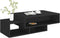 vidaXL - Salontafel - 105x55x32 - cm - bewerkt - hout - hoogglans - wit