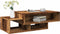 vidaXL - Salontafel - 105x55x32 - cm - bewerkt - hout - oud - houtkleurig
