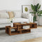 vidaXL - Salontafel - 105x55x32 - cm - bewerkt - hout - oud - houtkleurig