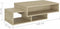 vidaXL - Salontafel - 105x55x32 - cm - bewerkt - hout - sonoma - eikenkleurig