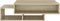 vidaXL - Salontafel - 105x55x32 - cm - bewerkt - hout - sonoma - eikenkleurig