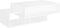 vidaXL - Salontafel - 105x55x32 - cm - bewerkt - hout - wit
