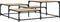 vidaXL - Salontafel - 107x107x40 - cm - bewerkt - hout - sonoma - eikenkleurig