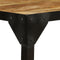 vidaXL - Salontafel - 110 - cm - massief - ruw - mangohout - en - staal