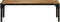 vidaXL - Salontafel - 110 - cm - massief - ruw - mangohout - en - staal