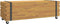vidaXL - Salontafel - 110x45x35 - cm - massief - teakhout