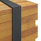 vidaXL - Salontafel - 110x45x35 - cm - massief - teakhout