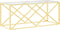 vidaXL - Salontafel - 110x45x45 - cm - roestvrij - staal - en - glas