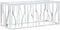 vidaXL - Salontafel - 110x45x45 - cm - roestvrij - staal - en - glas