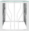 vidaXL - Salontafel - 110x45x45 - cm - roestvrij - staal - en - glas