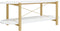 vidaXL - Salontafel - 110x48x40 - cm - bewerkt - hout - wit