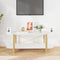 vidaXL - Salontafel - 110x48x40 - cm - bewerkt - hout - wit