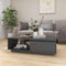 vidaXL - Salontafel - 110x50x33,5 - cm - massief - grenenhout - grijs