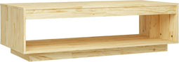 vidaXL - Salontafel - 110x50x33,5 - cm - massief - grenenhout