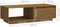 vidaXL - Salontafel - 110x50x33,5 - cm - massief - grenenhout - honingbruin