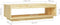 vidaXL - Salontafel - 110x50x33,5 - cm - massief - grenenhout