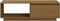 vidaXL - Salontafel - 110x50x33,5 - cm - massief - grenenhout - honingbruin