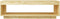 vidaXL - Salontafel - 110x50x33,5 - cm - massief - grenenhout