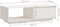 vidaXL - Salontafel - 110x50x33,5 - cm - massief - grenenhout - wit