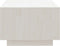 vidaXL - Salontafel - 110x50x33,5 - cm - massief - grenenhout - wit