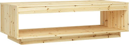 vidaXL - Salontafel - 110x50x33,5 - cm - massief - vurenhout