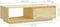 vidaXL - Salontafel - 110x50x33,5 - cm - massief - vurenhout