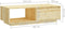 vidaXL - Salontafel - 110x50x33,5 - cm - massief - vurenhout
