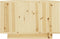 vidaXL - Salontafel - 110x50x33,5 - cm - massief - vurenhout