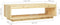 vidaXL - Salontafel - 110x50x33,5 - cm - massief - vurenhout