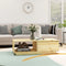 vidaXL - Salontafel - 110x50x33,5 - cm - massief - vurenhout