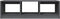 vidaXL - Salontafel - 110x50x34 - cm - massief - grenenhout - grijs