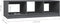 vidaXL - Salontafel - 110x50x34 - cm - massief - grenenhout - grijs