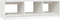 vidaXL - Salontafel - 110x50x34 - cm - massief - grenenhout - wit