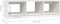 vidaXL - Salontafel - 110x50x34 - cm - massief - grenenhout - wit