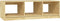 vidaXL - Salontafel - 110x50x34 - cm - massief - grenenhout - zwart