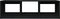 vidaXL - Salontafel - 110x50x34 - cm - massief - grenenhout - zwart
