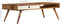 vidaXL - Salontafel - 110x50x35 - cm - massief - sheeshamhout