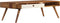 vidaXL - Salontafel - 110x50x35 - cm - massief - sheeshamhout