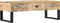 vidaXL - Salontafel - 110x50x38 - cm - massief - mangohout