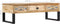 vidaXL - Salontafel - 110x50x38 - cm - massief - mangohout